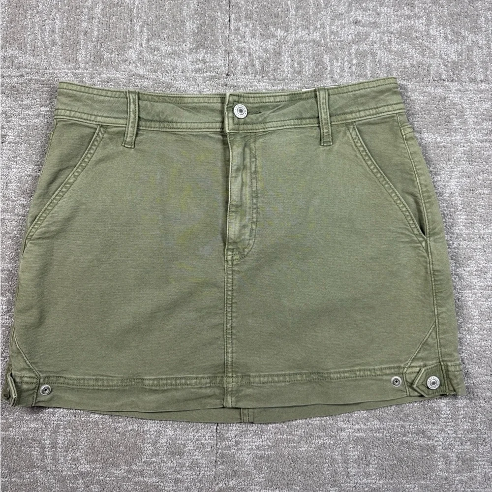 American Eagle NWT High Rise Mini Skirt Green Size 6/28